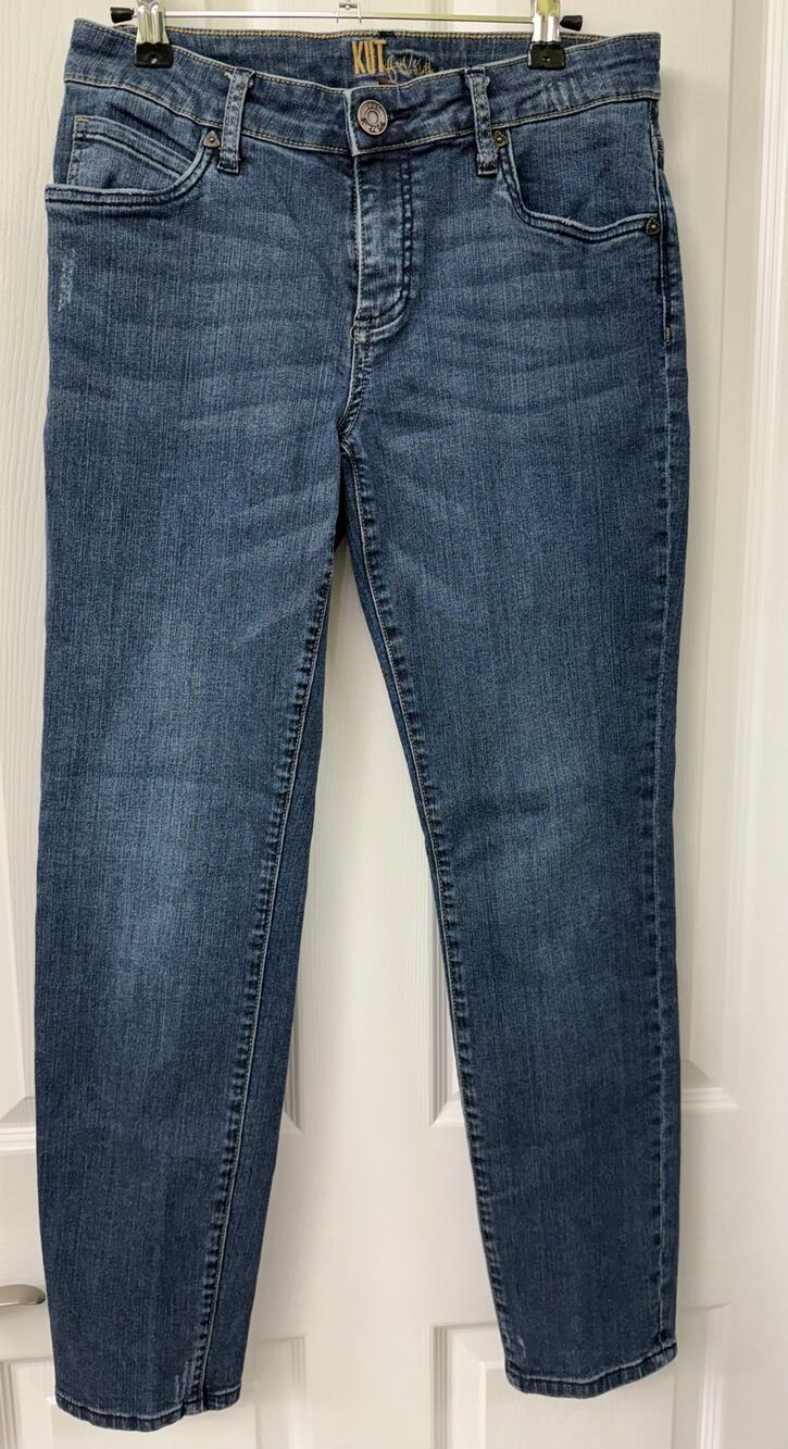 KUT Kut from the Kloth size 4 blue jeans denim ankle classic ($109 retail)